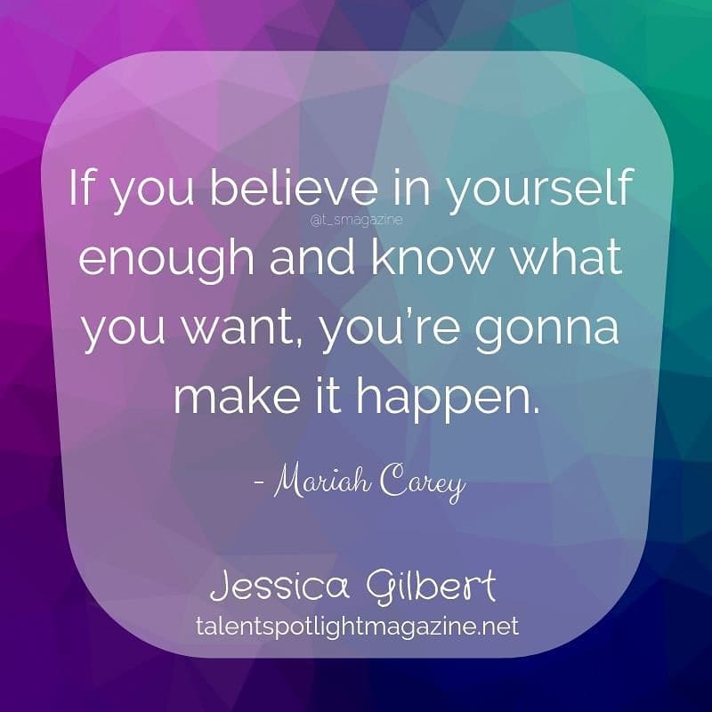 If you believe in yourself enough and know what you want, you're gonna make it happen - Mariah Carey
.
.
.
.
.
.
.
.
.
.
.
.
.
#quotestoinspire #quotesforyou #quotesoflife #motivationtuesday #staytruetoyou #staytruetoyourself #youcandoanything #positivemotivation #youcanyouwill #youcanbeanything  #overcomeobstacles #showupforyourself #beyourowncheerleader #artists_magazine #artist_sharing  #talentedartists #supporttalent #talentspotlightmagazine